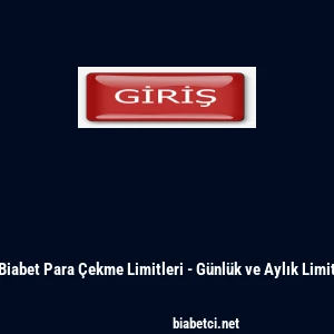Biabet Para &Ccedil;ekme Limitleri - G&uuml;nl&uuml;k ve Aylık Limit